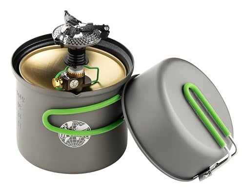 Optimus Crux Weekend Heat Exchanger 095L Non Stick Compact Versatile Cook System for Camping and Backpacking - Image 1