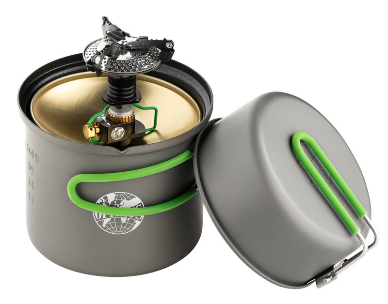 Optimus Crux Weekend Heat Exchanger 095L Non Stick Compact Versatile Cook System for Camping and Backpacking - Image 2