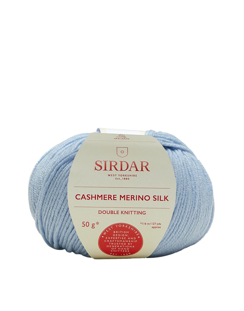Sirdar Cashmere Merino Silk DK Regency Blue 400 50g
