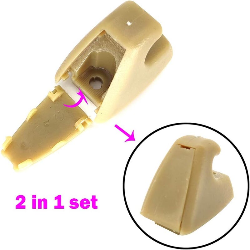 Wivplex 2Pcs Sun Visor Clip Holder for Opel Vehicles - Image 4