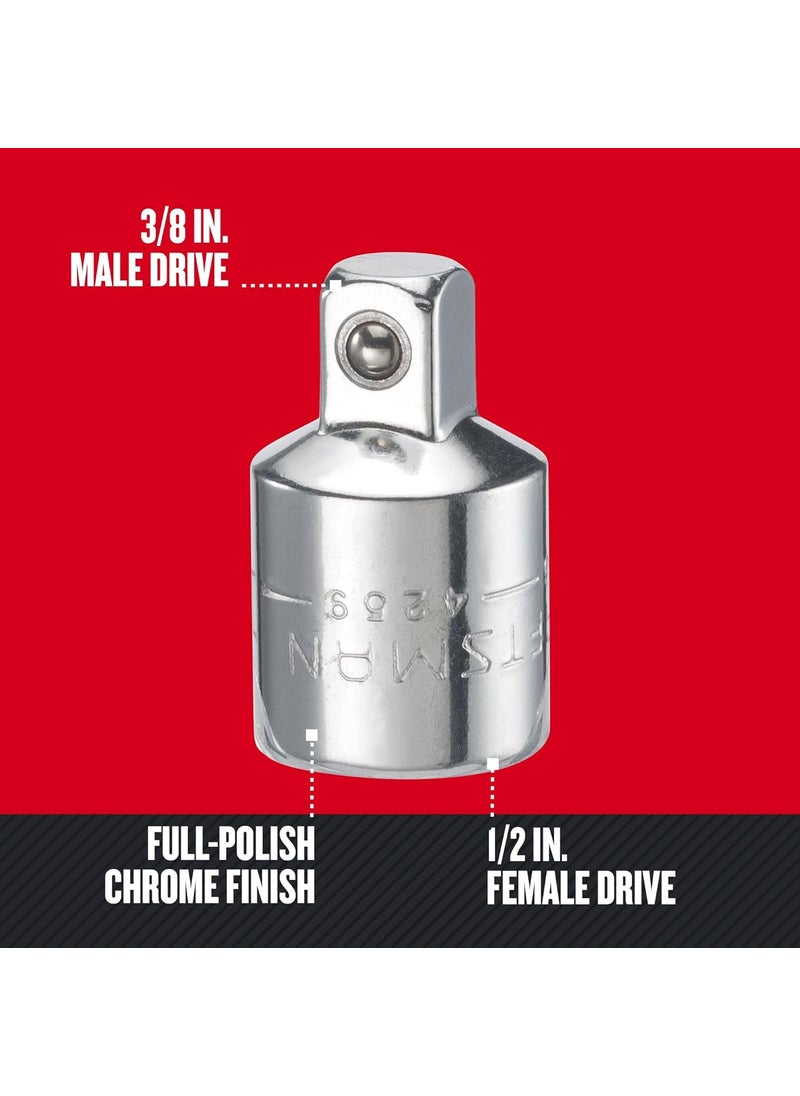 CRAFTSMAN CRAFTSMAN 38 To 12 Socket Adapter 12Inch Drive Female to Male CMMT99222  - Image 2