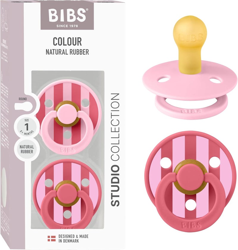 BIBS Colour Studio Pacifiers Pack of 2 - Image 1