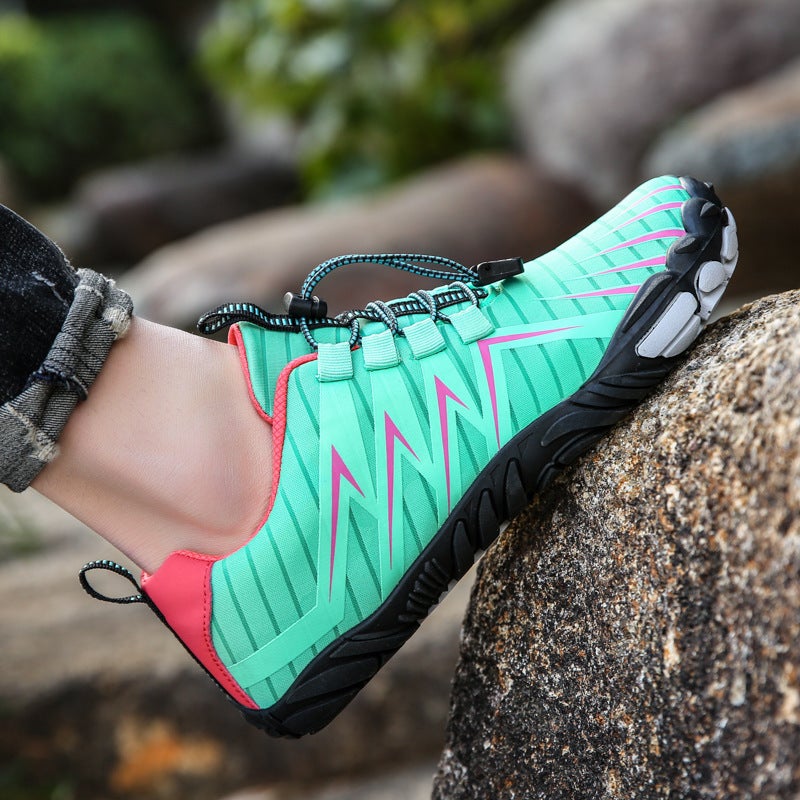 Thickened Tracing Shoes Parent-Child Outdoor Five-Finger Barefoot Shoes Barefoot Shoes Mountain Climbing Non-Slip Hiking Shoes Men'S Cycling Shoes Rock Climbing Shoes - Image 3