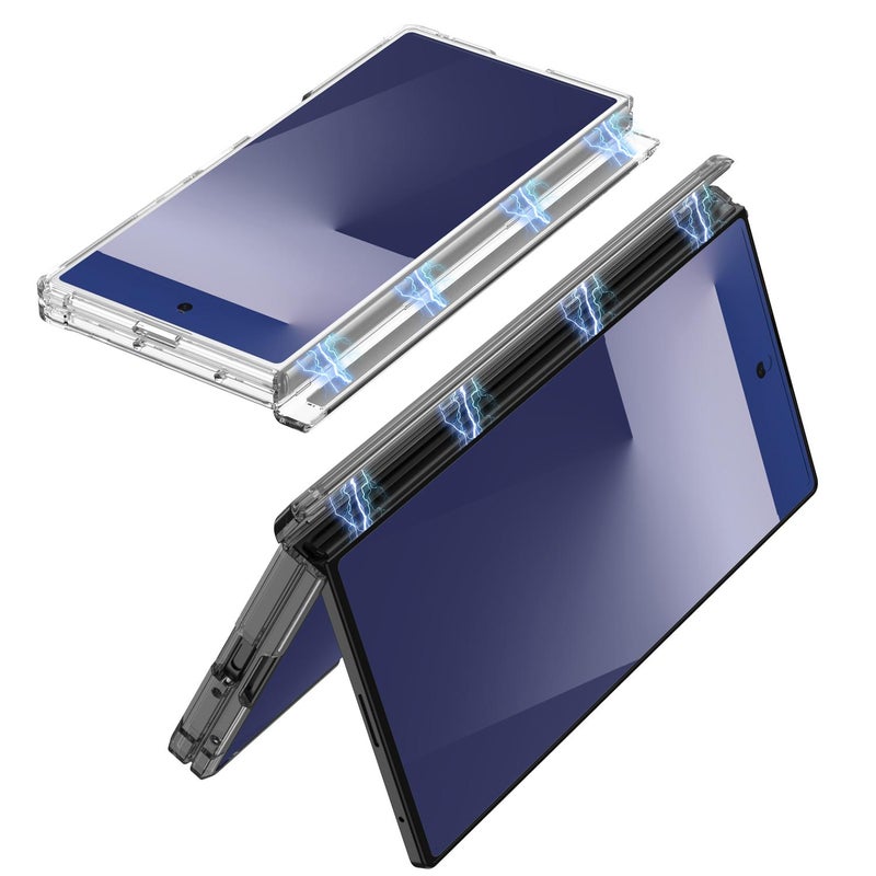 إيروريكس جراب هاتف قابل للطي مزود بوسادة هوائية MagSafe مع حامل حلقي لهاتف Samsung Galaxy Z Fold7 5G (أسود) - Image 4