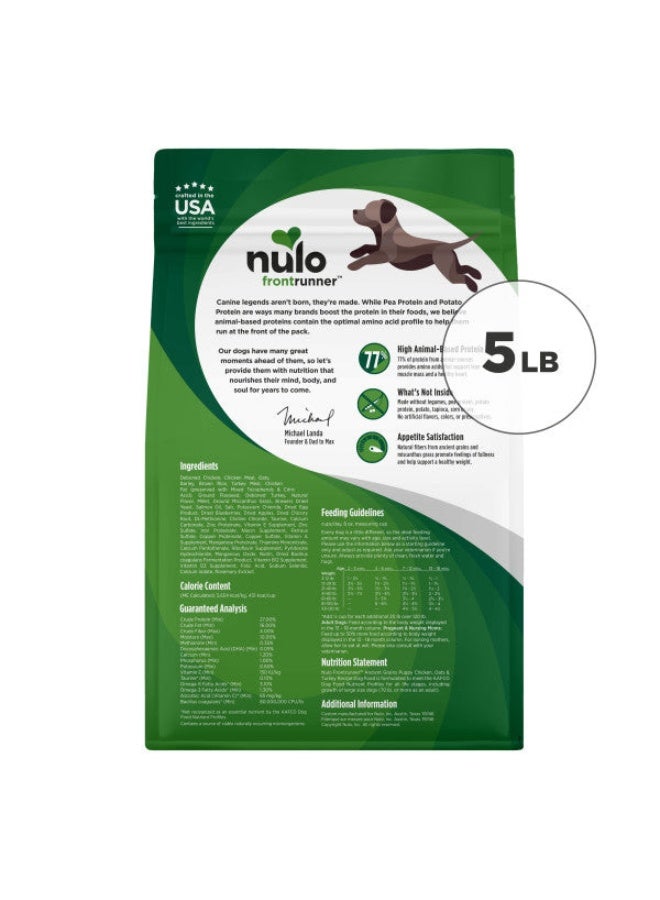 Nulo Frontrunner Puppy Premium Chicken, Oats & Turkey Patented BC30 Probiotics Dry Dog Food 2.27kg - Image 2