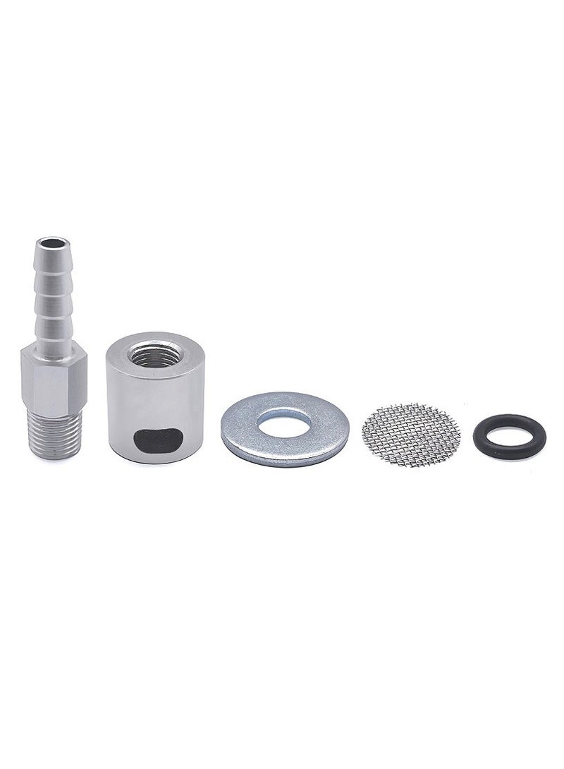 general Automotive parts suitable for remote installation fuel tank exhaust valve pressure relief valve 5/16” barb adapter aluminum - Image 2