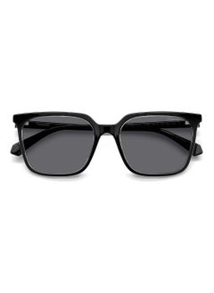 Polaroid Women's Polarized Rectangular Shape  Sunglasses Pld 4163/S Grey 44 - Lens Size: 44 Mm - Black Cry  - Image 4