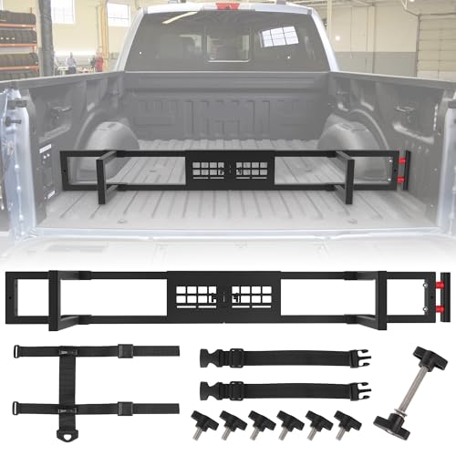 TENGBASE Truck Bed Divider Compatible with 20152026 Ford F150 Cargo Manager Molle Panel Truck Bed Organizer Replacement for Ford F150 Accessories Without Bed Liner Pro Power Onboard - Image 1
