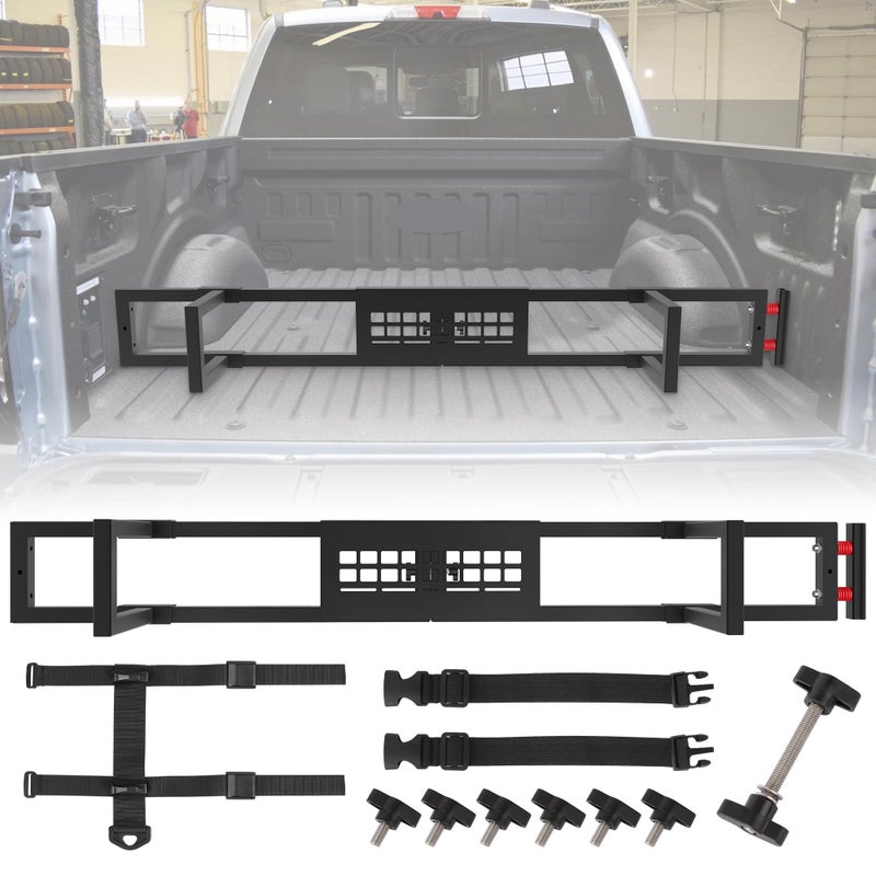 TENGBASE Truck Bed Divider Compatible with 20152026 Ford F150 Cargo Manager Molle Panel Truck Bed Organizer Replacement for Ford F150 Accessories Without Bed Liner Pro Power Onboard - Image 3