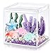 Vertintong Axolotl DIY Tank Axolotl Craft with 3 Pcs Mini Axolotl Figures Axolotl Beads Axolotl Gift Set Axolotl Charms 32 Acrylic TankMacaron ColorStylish - Image 2