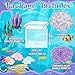 Vertintong Axolotl DIY Tank Axolotl Craft with 3 Pcs Mini Axolotl Figures Axolotl Beads Axolotl Gift Set Axolotl Charms 32 Acrylic TankMacaron ColorStylish - Image 4