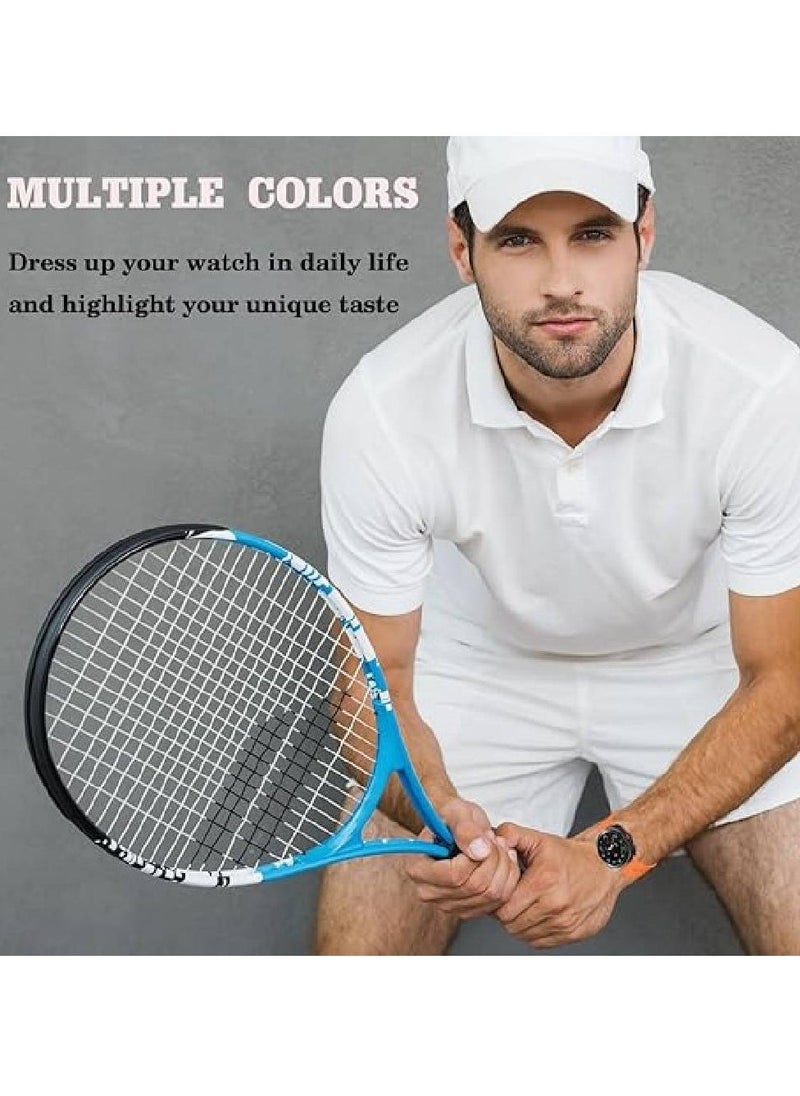 Beauenty Soft Silicone Watch Band with Magnetic Buckle Sport Watch Strap for Samsung Galaxy Watch Ultra Bands 47mm, Magnetic Silicone Band Compatible with Galaxy Watch 7 Ultra Band (Orange) - Image 2