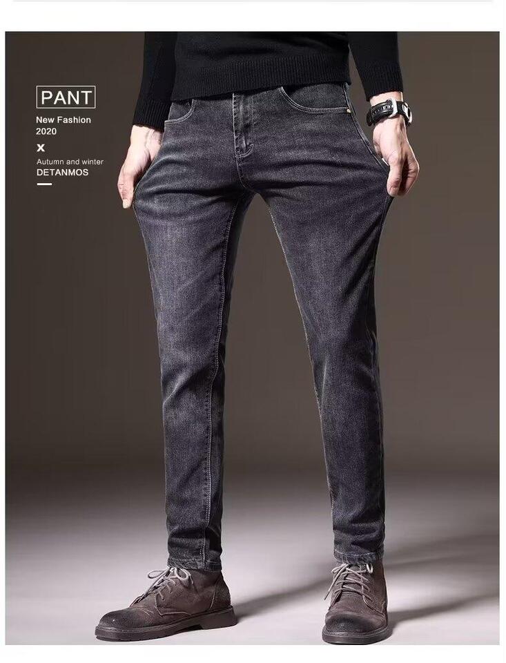Unisex Classic Denim Jeans Loose Fit Daily Outdoor Wear - Image 1