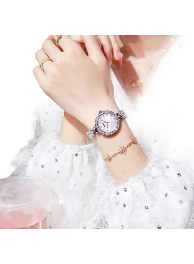 DOM New Mermaid Watch Women'S Exquisite Small Dial Mechanical Wind Stone English Mother'S Day Gift For Girls - Image 1