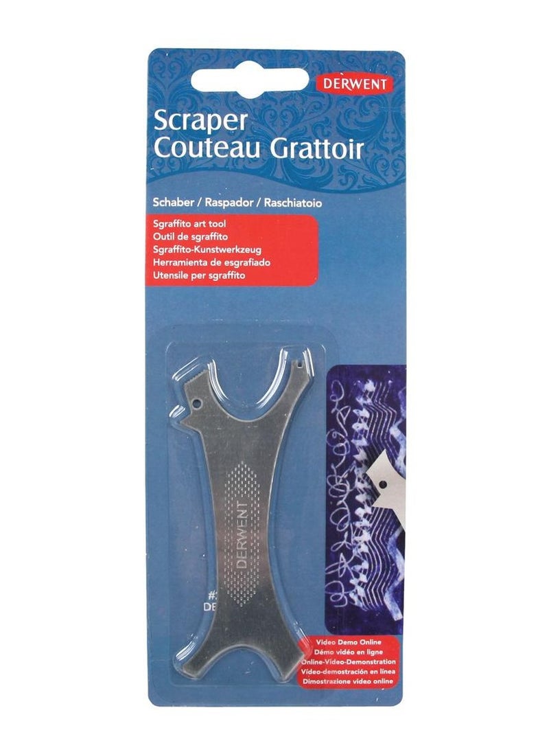 Scraper General Craft Tool 10 cm Silver