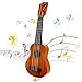 Xilanhhaa Kids Toy Ukulele GuitarClassical 17inch 4 String Mini Children Guitar with PickEducational Musical Instrument Toy for Toddlers and Preschoolers - Image 3