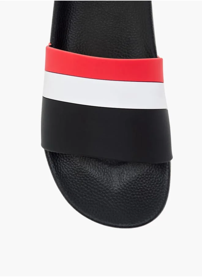 ال بي ال من شو اكسبرس Men Striped Slip-On Slides
