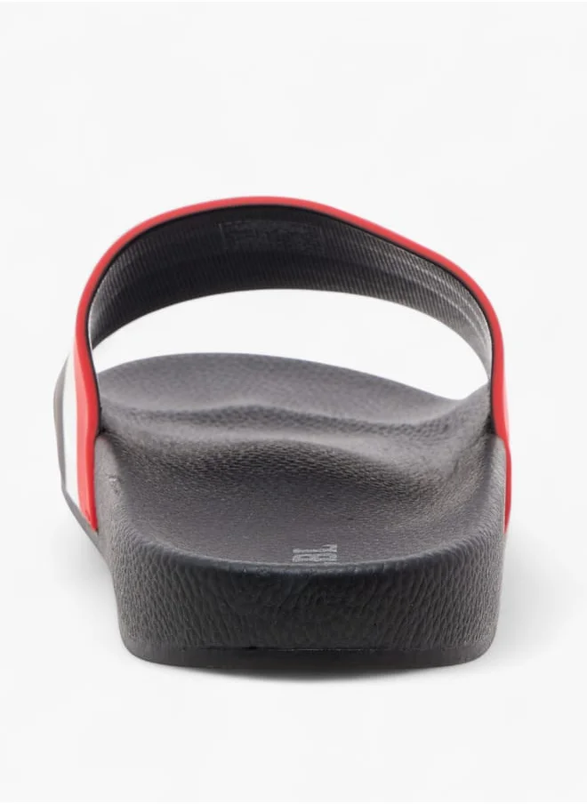 ال بي ال من شو اكسبرس Men Striped Slip-On Slides