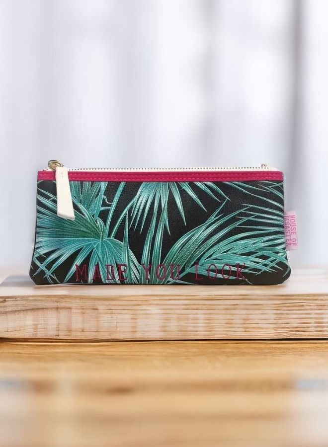 House Of Disaster Petal Made You Look Makeup Pouch| Cosmetic Pouch for Teens and Girls | Pouch for Kids - Image 1