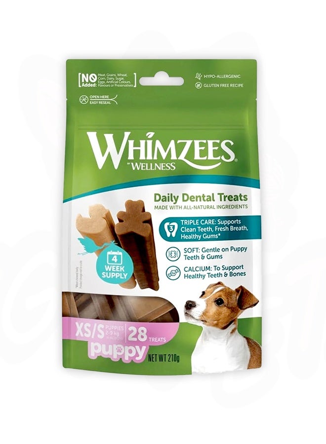 WHIMZEES Puppy Stix Dental Treats For XS/S Dogs- 210 GM - Image 1