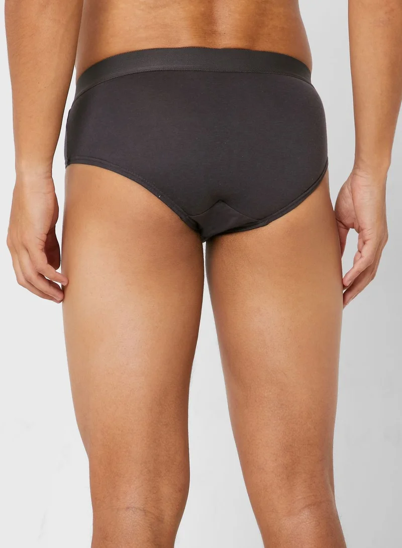 Seventy Five Basics 3 Pack Hunk Brief With Antibacterial Finish