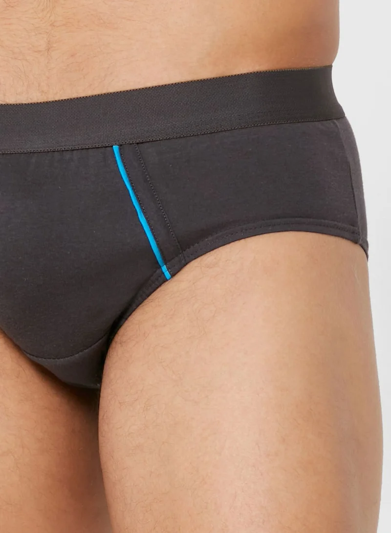 Seventy Five Basics 3 Pack Hunk Brief With Antibacterial Finish