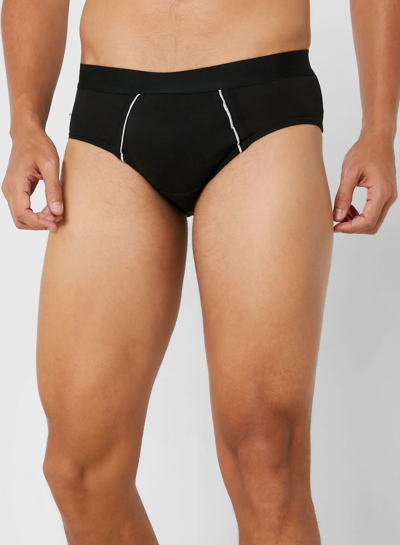 Seventy Five Basics 3 Pack Hunk Brief With Antibacterial Finish