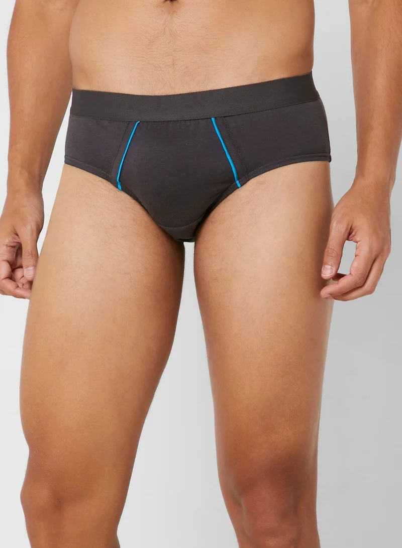 Seventy Five Basics 3 Pack Hunk Brief With Antibacterial Finish