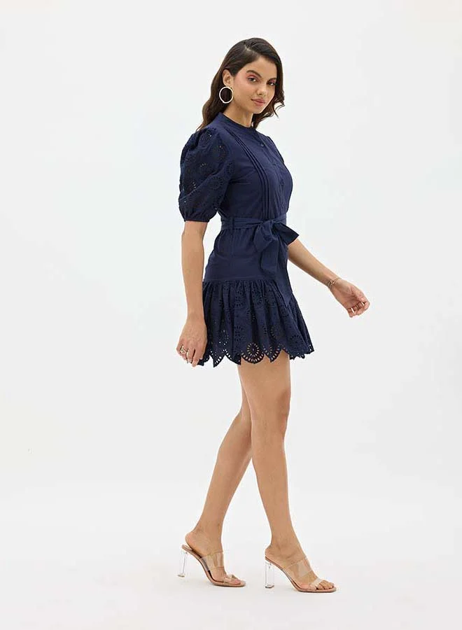 Virgio VIRGIO 100% Cotton Schiffli Dress