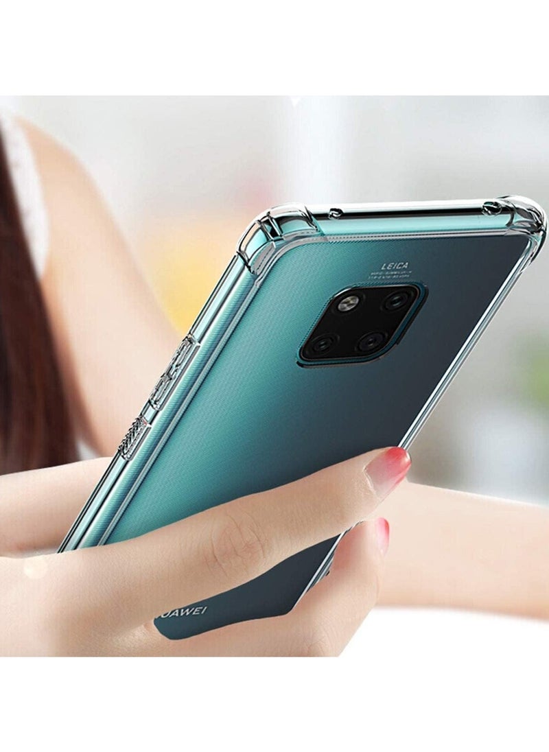 Raxoom Bumper Case Compatible With HUAWEI MATE 20 PRO Case Cover Bumper Shell Soft TPU Silicone Clear Transparent Cover Shockproof - Image 3