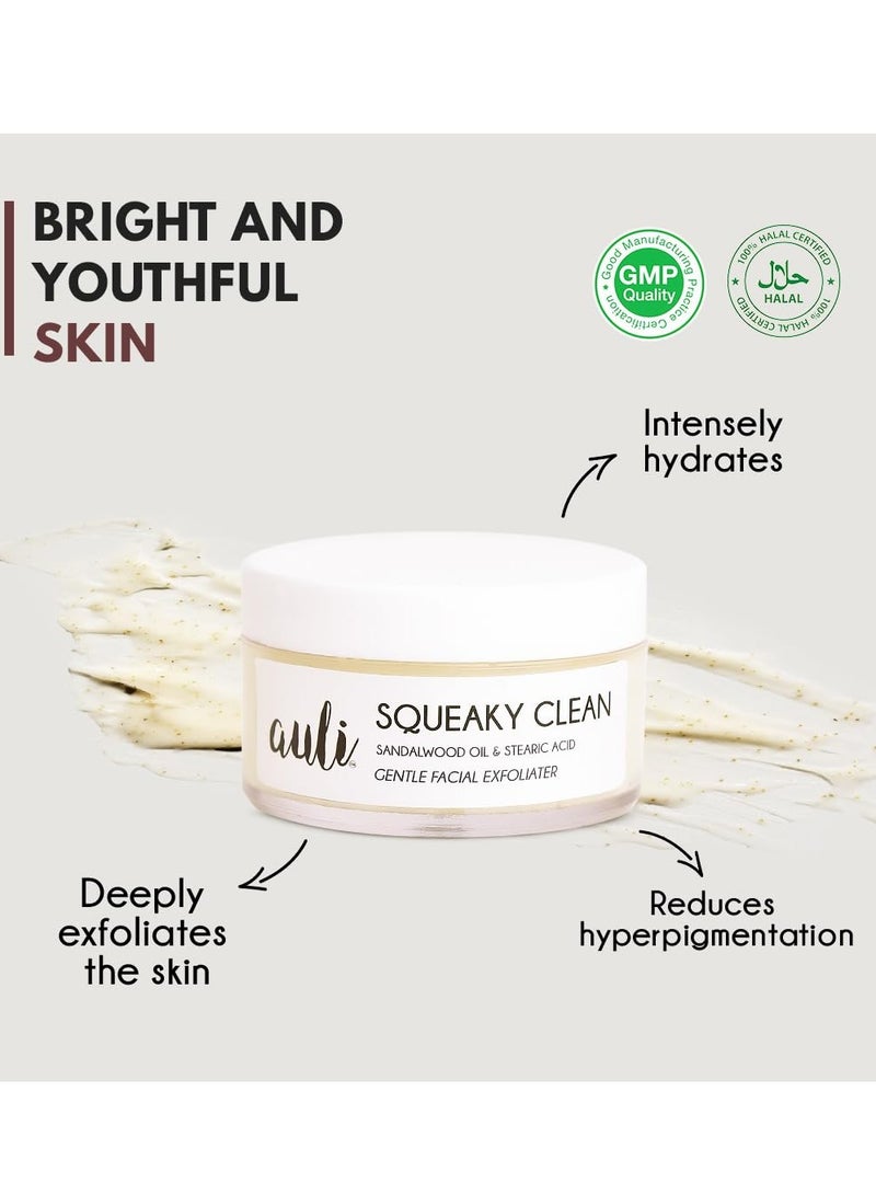 AULI LIFESTYLE Auli AHA 5% and Licorice Scrub Face Scrub for All Skin Types 120GM - Image 2