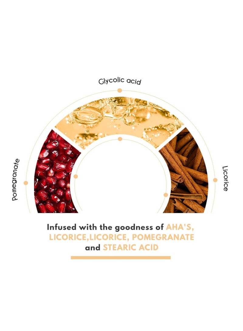 AULI LIFESTYLE Auli AHA 5% and Licorice Scrub Face Scrub for All Skin Types 120GM - Image 4