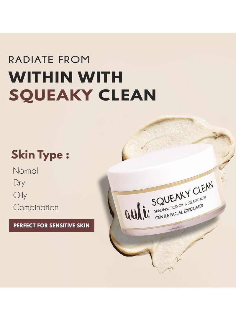 AULI LIFESTYLE Auli AHA 5% and Licorice Scrub Face Scrub for All Skin Types 120GM - Image 3