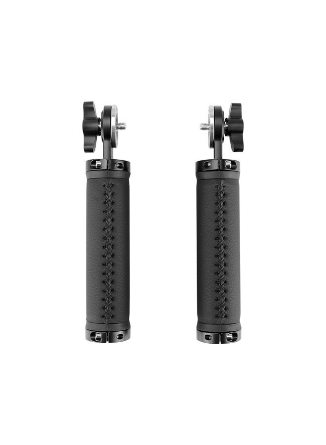 SZRIG Aluminum Rosette Rubber Handle Grip with Rosette M6 Thumbscrew Connection for DSLR Camera Monitor - Image 1