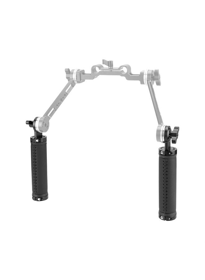 SZRIG Aluminum Rosette Rubber Handle Grip with Rosette M6 Thumbscrew Connection for DSLR Camera Monitor - Image 3