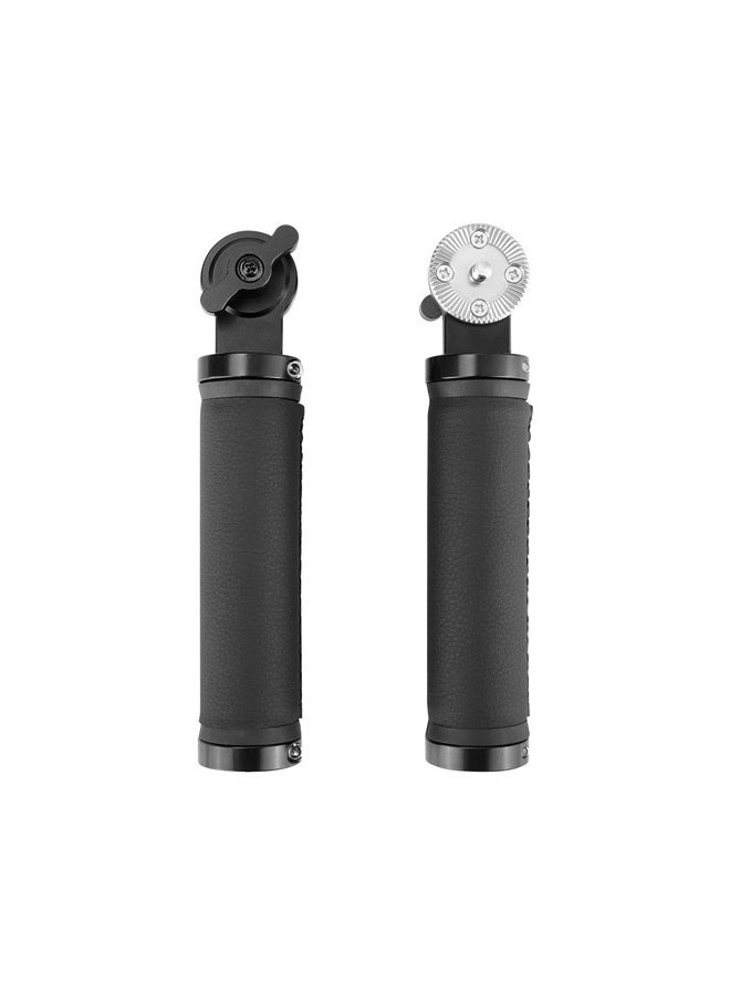 SZRIG Aluminum Rosette Rubber Handle Grip with Rosette M6 Thumbscrew Connection for DSLR Camera Monitor - Image 4