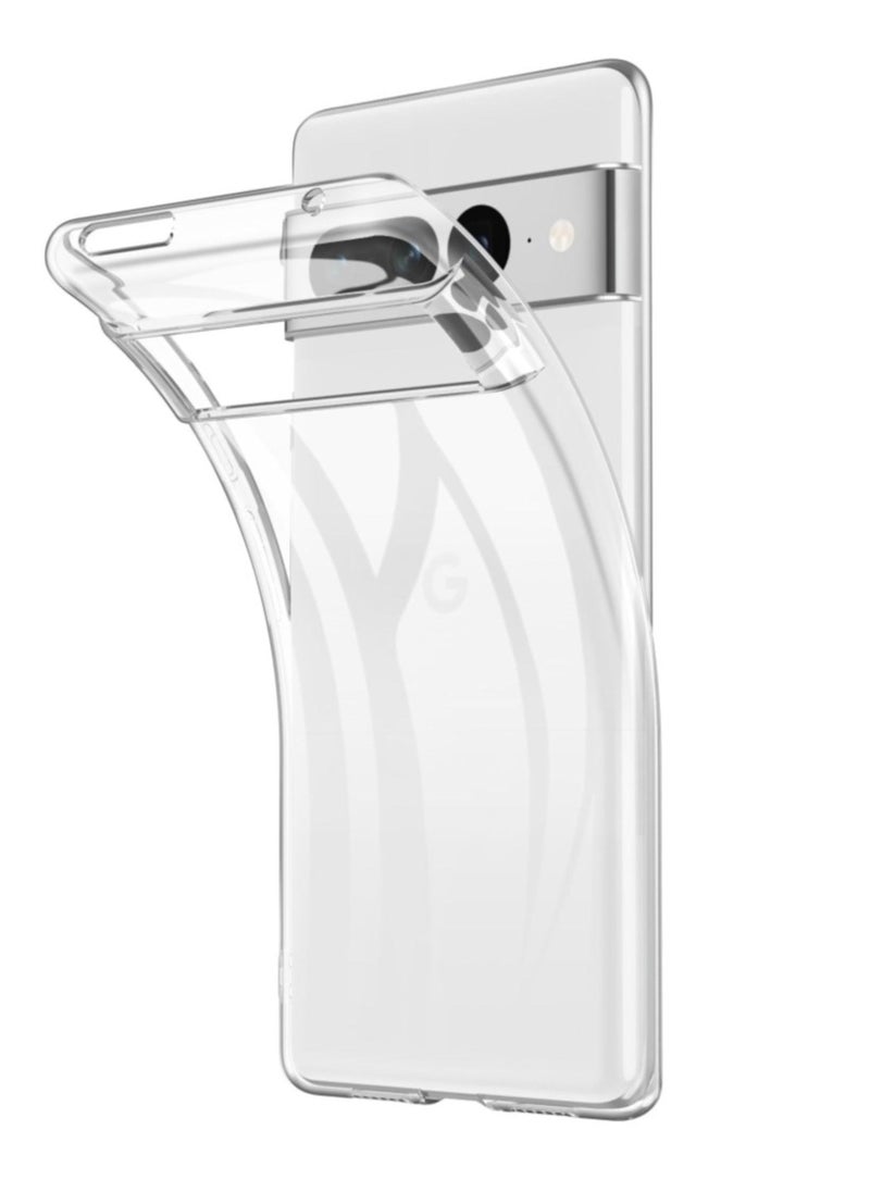 CATANES Google Pixel 7 Pro Case Clear Soft Flexible TPU Shockproof Slim Transparent Back Cover 6.7 inch  - Image 5