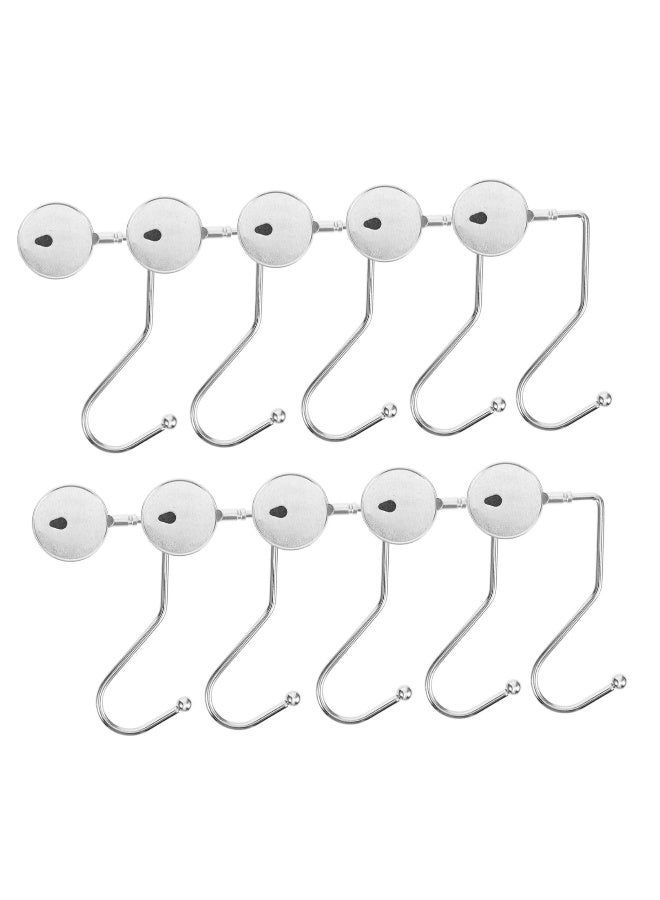 20pcs Anti-Skid Hook Metal Desk Hook Purse Hook for Table, Student Bag Hanger Womens Bag Handbag Hook Instant Bag Hanger Meat Hook Non-Slip  - Image 1