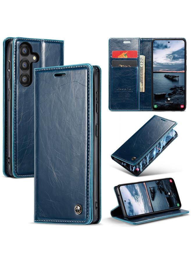 The Bros Case For Samsung Galaxy A35 5G 003 Crazy Horse Texture Flip Leather Phone Case