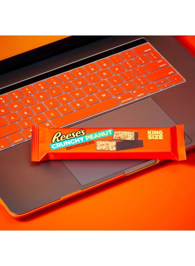 REESE'S Crunchy Peanut Peanut Butter and Peanuts King Size, Candy Bars, 3.2 oz (18 Count) - Image 5