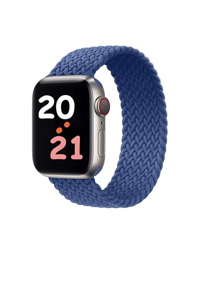 Generic - Braided Solo Loop Band For Apple Watch Band 49mm 45mm 44mm 42mm, Replacement Wristband Nylon Strap for iWatch Series SE 9/8/7/6/5/4/3/2/1/Ultra/Ultra 2 - Image 1
