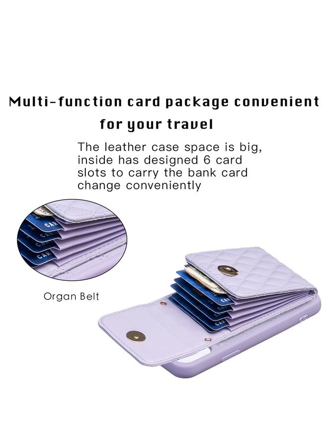 زبون جراب هاتف iPhone 11 Pro Max بمحفظة عمودية من الجلد على شكل معين - Image 4