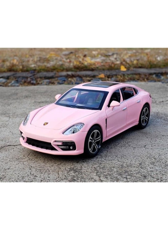 TOY GARDEN 1:32 Scale Coupe Alloy Diecast Toy Car – Pull-Back Children's Collectible Model, Birthday Souvenir (Pink)  - Image 2
