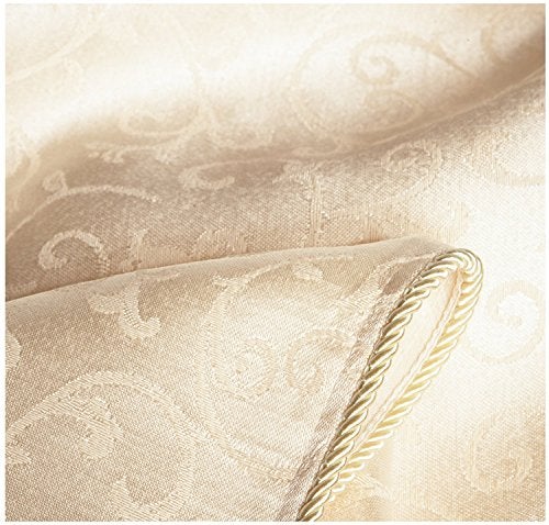 Lenox Opal Innocence 60x102 Oblong Tablecloth Ivory - Image 3
