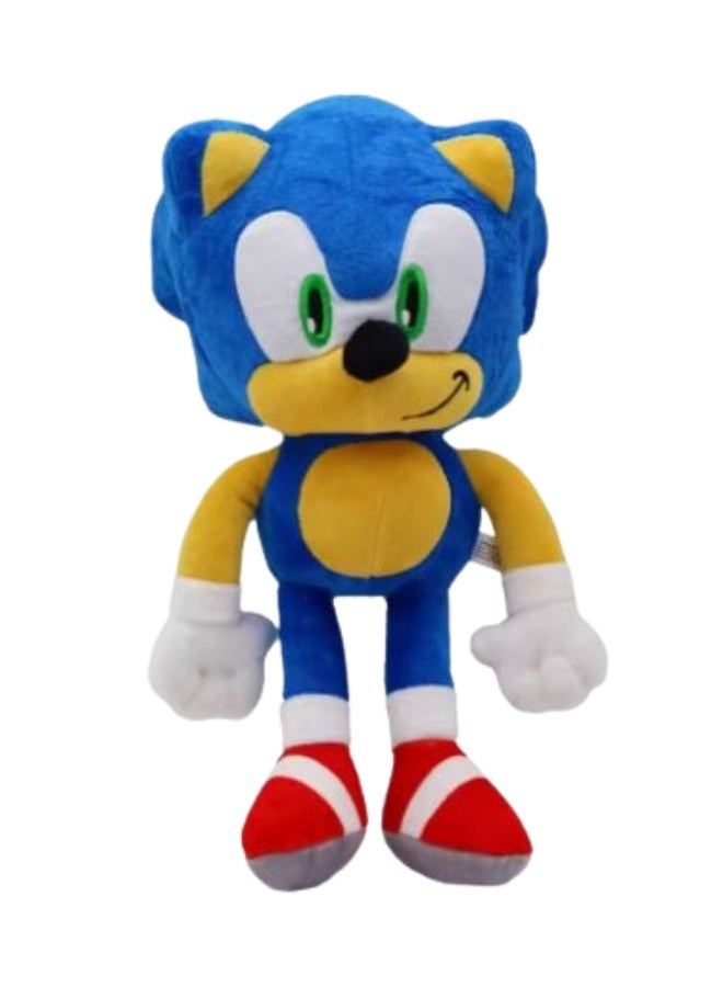 45cm Blue Hedgehog Plush Toy - Classic Cartoon Character Stuffed Animal Doll - Image 3
