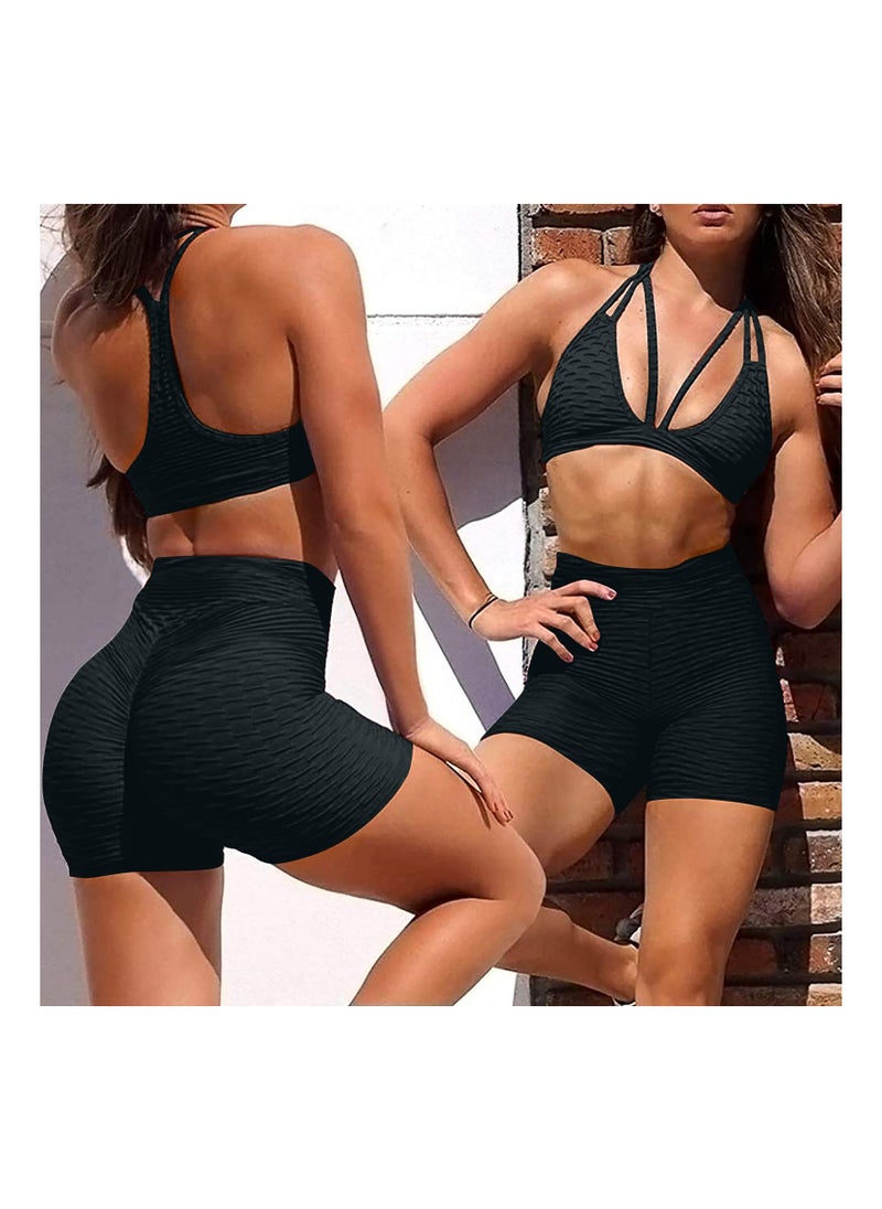 SYOSI - Tik Tok Women's Butt Lift Leggings - Tiktok Ribbed Butt Lift Leggings - Image 1