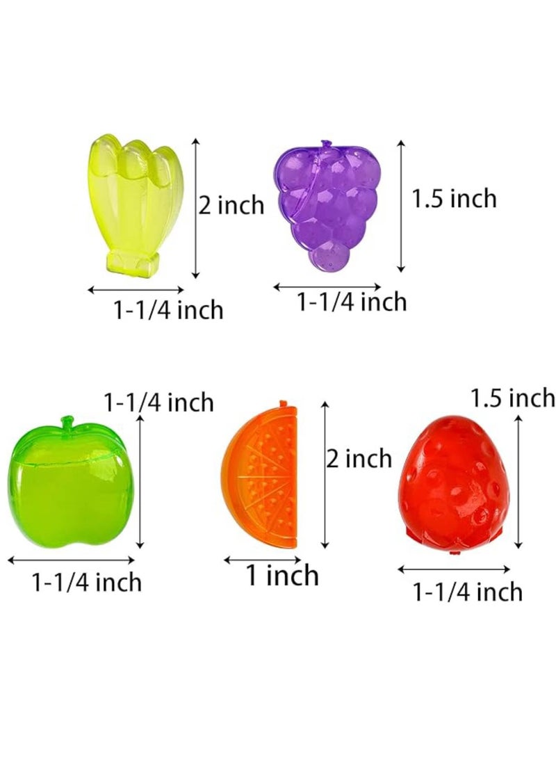 Prostuff.in Prostuffin Fruit Shape WaterFilled Reusable Ice Cubes Washable Durable Silicone Mould Cooling Ice Cube for Home Restaurant Chilled Fridge DrinksWhiskey Multicolor Pack of 24 Pcs  - Image 5