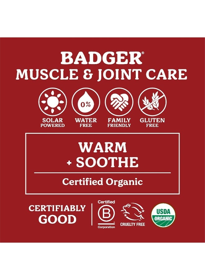 Badger - Sore Muscle Rub, Cayenne Pepper and Ginger, Organic Sore Muscle Rub, Warming Balm, Muscle Relief Balm, Warming Muscle Rub, Sore Muscle Balm, 2 oz - Image 5