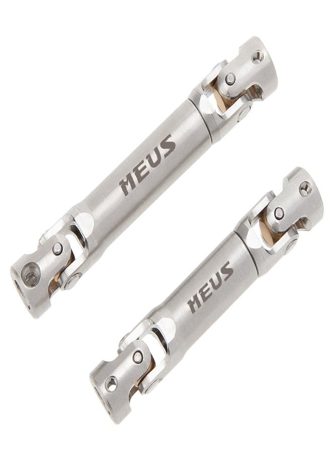 MEUS RACING Ascent 32 Driveshaft Front Rear Drive Shaft for 1/32 Redcat Ascent-32 RC Crawler Upgrades (Silver) - Image 3