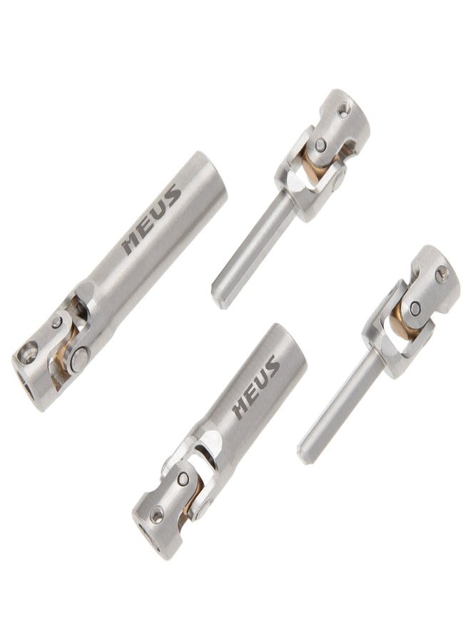 MEUS RACING Ascent 32 Driveshaft Front Rear Drive Shaft for 1/32 Redcat Ascent-32 RC Crawler Upgrades (Silver) - Image 5